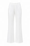 2 Piece White Double Breasted Strapless Business Suits with Pockets