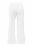 2 Piece White Double Breasted Strapless Business Suits with Pockets