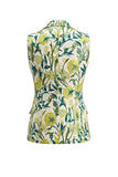 Ivory Yellow Flower Peak Lapel Double Breasted Prom Suits