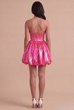Sparkly Green Metallic Sweetheart A Line Short Cocktail Dress