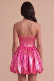 Sparkly Green Metallic Sweetheart A Line Short Cocktail Dress