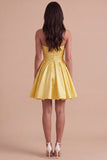 Mint Strapless A Line Short Cocktail Dress