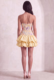 Sparkly Pink Floral Beaded Short Cocktail Dress