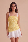 Sparkly Pink Sequin Square Neck Short Cocktail Dress