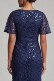 Chocolate Mermaid Sweetheart Sequined Long Mother of the Bride Dress