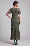 Chocolate Mermaid Sweetheart Sequined Long Mother of the Bride Dress