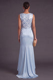 Light Green Sparkly Sequin Mermaid Boat Neck Long Formal Dress