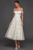 Light Green A Line Floral Long Wedding Guest Dress