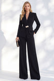 Fresh Emerald 2 Piece Ruched Women Suits with Button