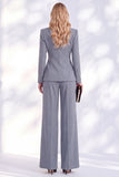Fresh Emerald 2 Piece Ruched Women Suits with Button