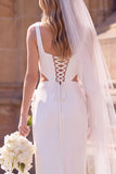 White Floral Bodycon Cut Out Square Neck Midi Wedding Dress
