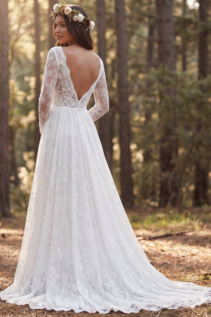 boho white dresses uk Bridal – leelyuk Size:M(Pre-sale)