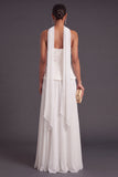 Light Purple Strapless A-Line Wedding Guest Dress with Neck Scarf