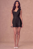 White One Shoulder A Line Short Bridal Shower Dress