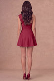 White One Shoulder A Line Short Bridal Shower Dress