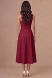 White A Line One Shoulder Maxi Engagement Dress