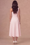 White A Line One Shoulder Maxi Engagement Dress