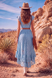 White A Line Sweetheart Flutter Sleeves High-Low Boho Wedding Dress with Belt