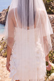 Sparkly Floral White Bodycon Spaghetti Straps Short Wedding Dress with Pearls