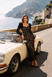 White Corset Sheath Square Neck Long Engagement Party Dress with Lace
