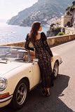 White Corset Sheath Square Neck Long Engagement Party Dress with Lace