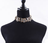 Black Sparkly Rhinestone Necklace
