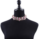 Black Sparkly Rhinestone Necklace