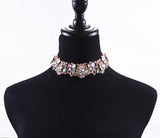Black Sparkly Rhinestone Necklace