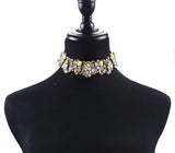 Black Sparkly Rhinestone Necklace