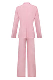 Blush Double Breasted 2 Piece Women's Formal Suits