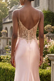 Mermaid Corset Champagne Sweetheart Long Prom Dress with Slit