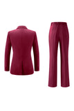 Lilac Peak Lapel 2 Piece Women Prom Suits with Sash