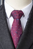 Black Jacquard Peak Lapel Double-Breasted 3 Piece Men's Formal Suit