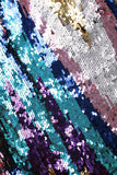 Glitter Colorful Sequins 2 Piece Men Suits