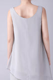 Jumpsuit/Pantsuit Separates Scoop Ankle-Length Chiffon Mother of the Bride Dress