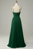 Sleeveless Spaghetti Straps Empire Waist Bridesmaid Dress
