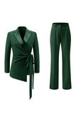 Lilac Peak Lapel 2 Piece Women Prom Suits with Sash