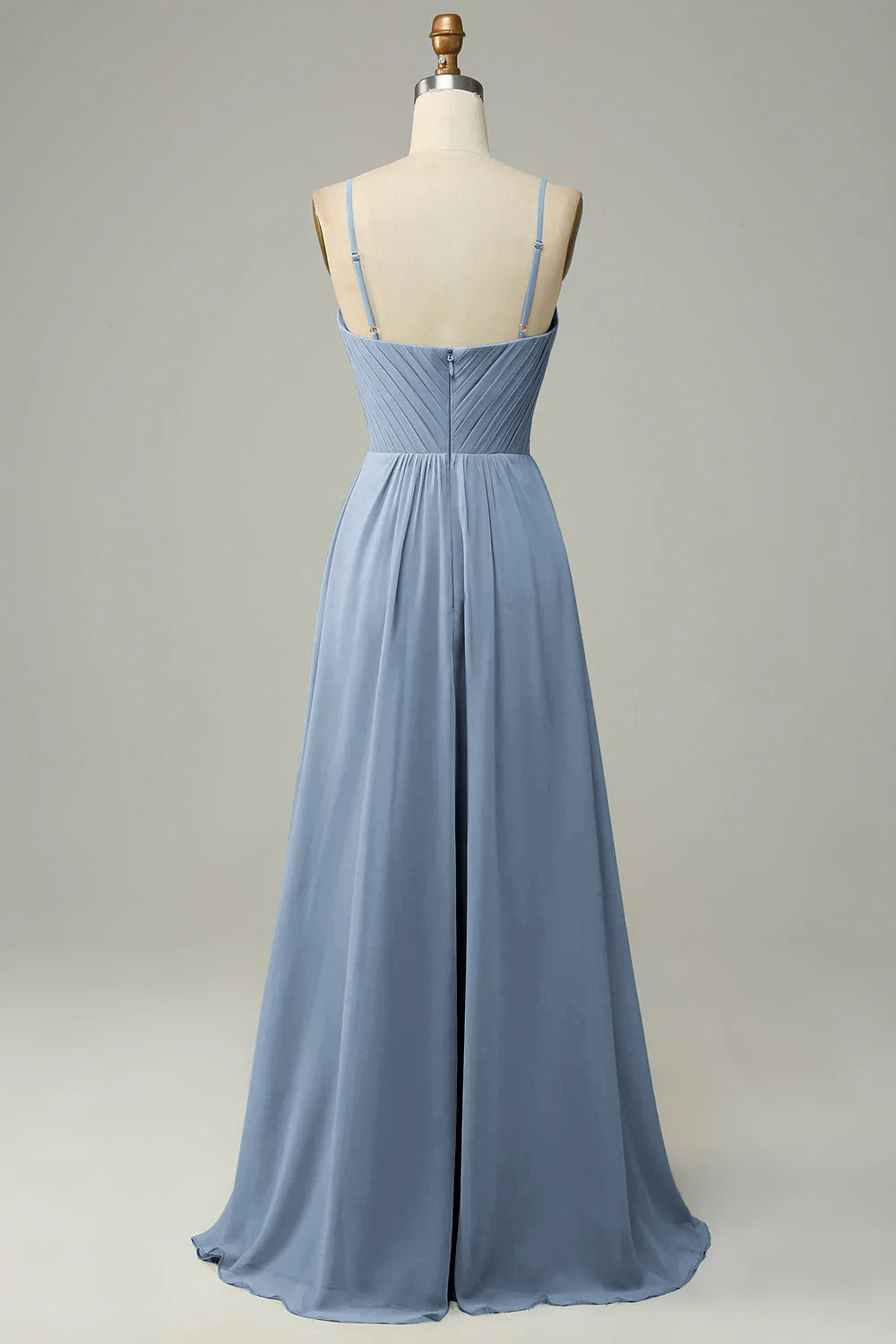 Leely Women Dusty Sage Bridesmaid Dress Spaghetti Straps Sleeveless Formal Dress leelyuk Leely Women Dusty Sage Bridesmaid Dress Spaghetti Straps Sleeveless Formal Dress leelyuk