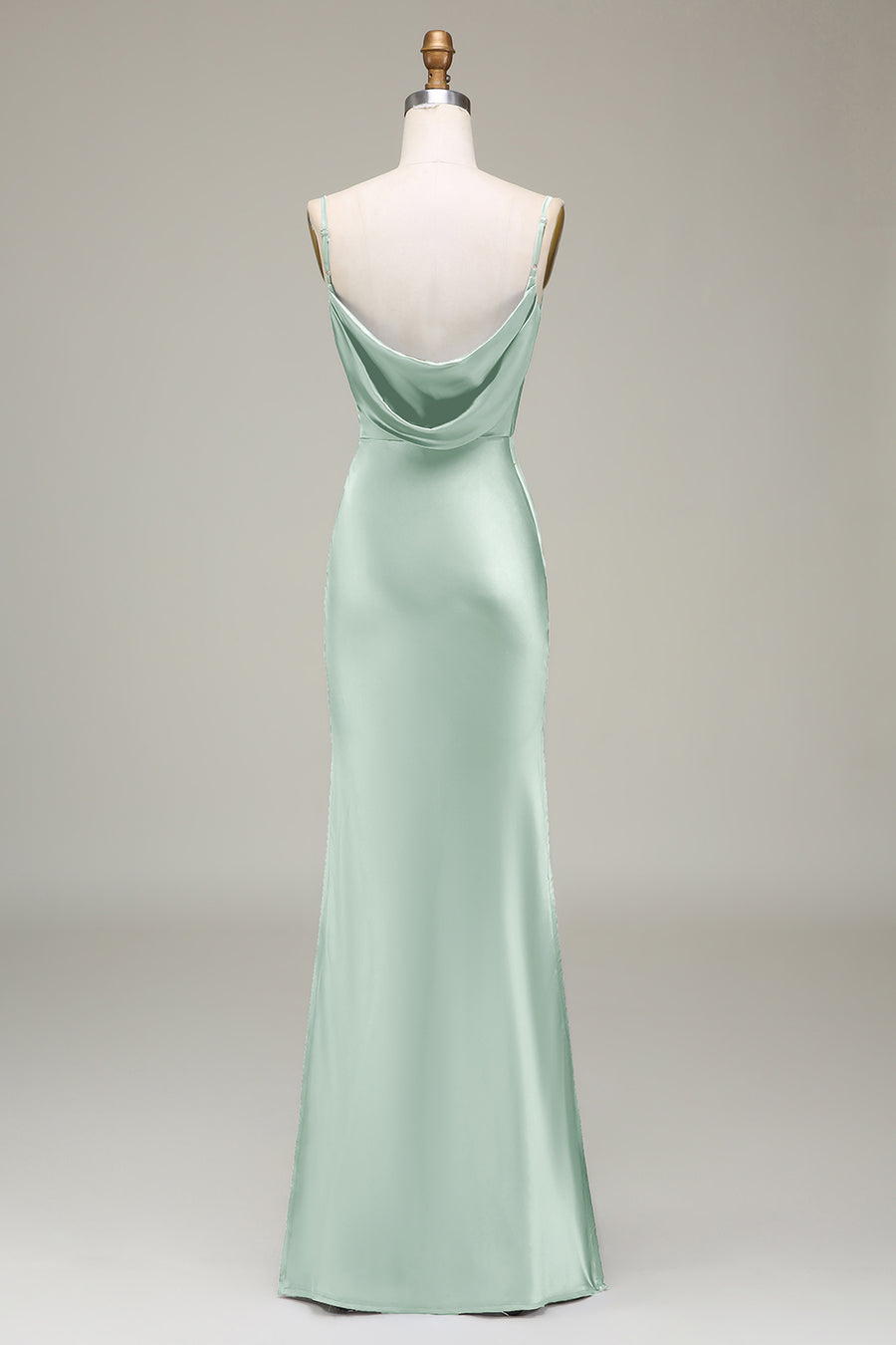 olive green satin bridesmaid dresses uk Olive Bridesmaid Dress Shiny Satin Size XL