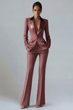 2 Piece Peak Lapel Dark Green Slim Fit Single Breasted Prom Suits