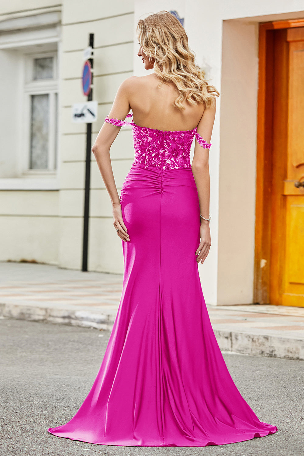 Dark Green Mermaid Prom Dress with Ruffles Dark Green Mermaid Prom Dress with Ruffles