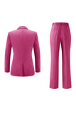 Lilac Peak Lapel 2 Piece Women Prom Suits with Sash