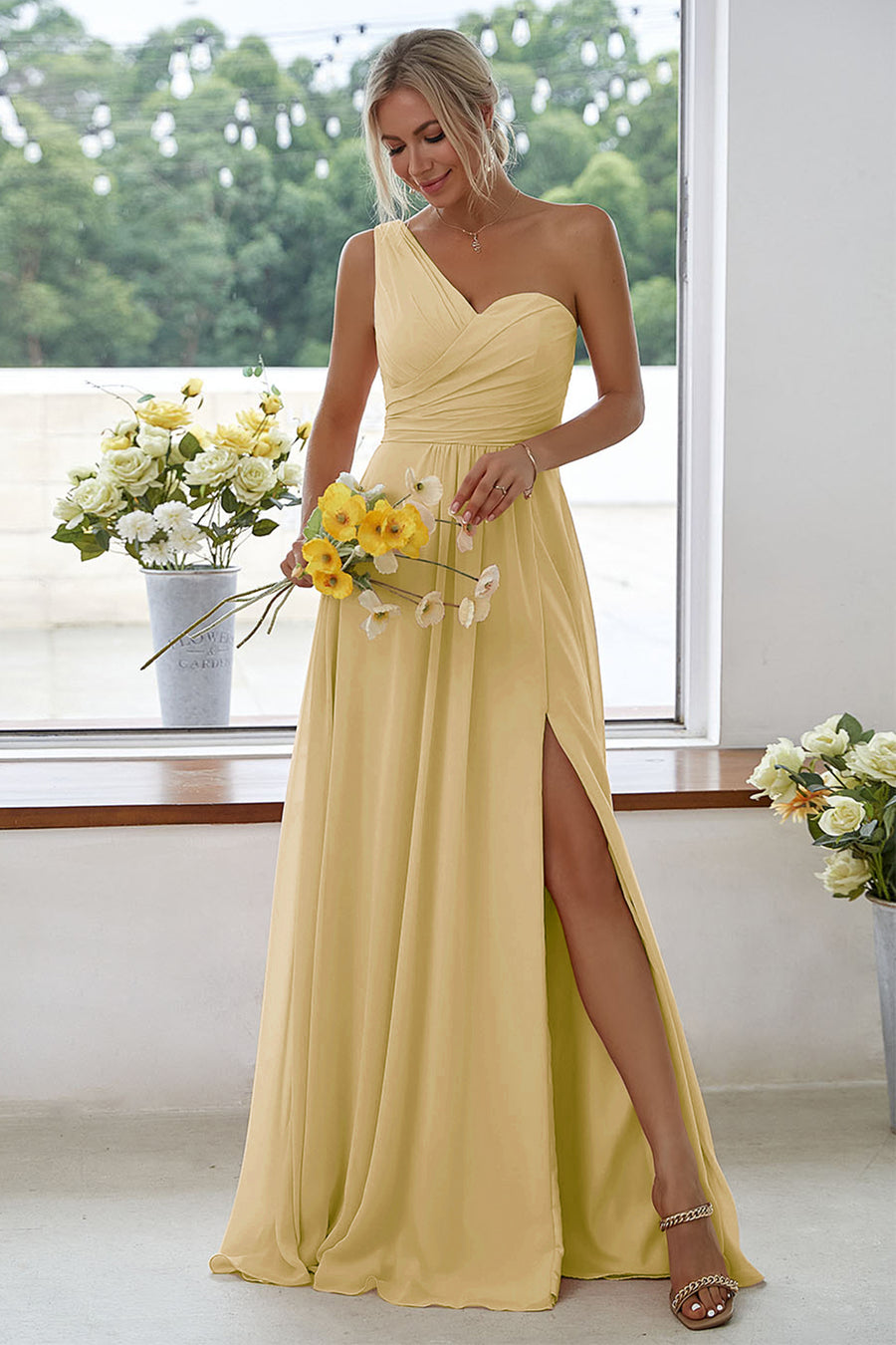Gold Bridesmaid Dresses  leelyuk