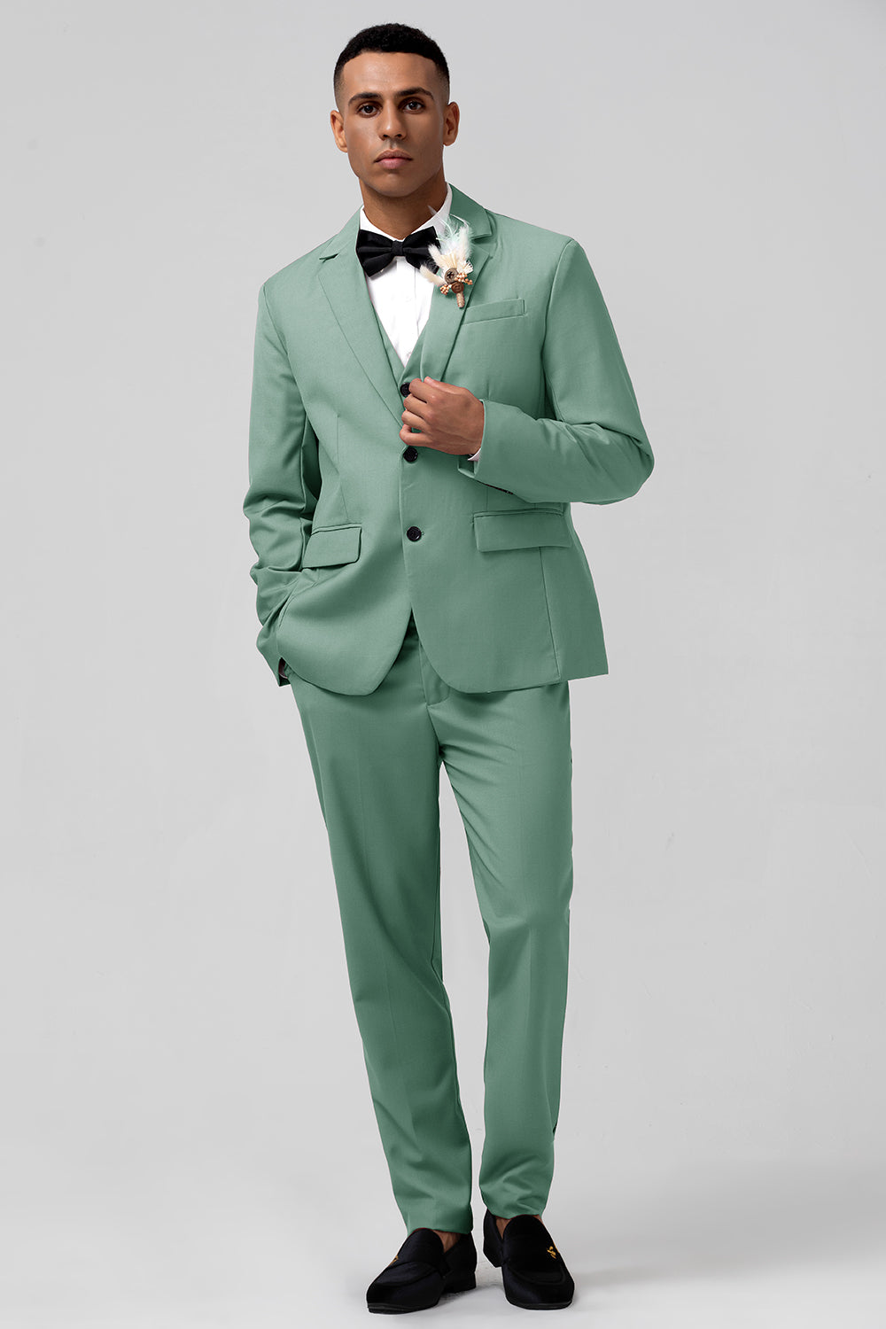 Leely Pieces Coral Fitted Double Breasted Groomsmen Suit – leelyuk