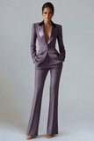 2 Piece Peak Lapel Dark Green Slim Fit Single Breasted Prom Suits