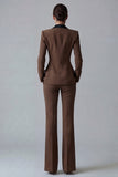 2 Piece Peak Lapel Dark Green Slim Fit Single Breasted Prom Suits