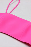 Stylish Fuchsia 3 Piece Double Breasted Women Prom Suits