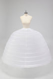 Women's 10 Hoop Floor Length Tulle Ball Gown Petticoat