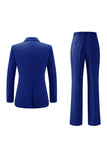 Lilac Peak Lapel 2 Piece Women Prom Suits with Sash