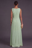 Hot Pink Floral Boat Neck A Line Long Formal Dress